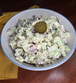 Zesty Bread & Butter Pickle Potato Salad