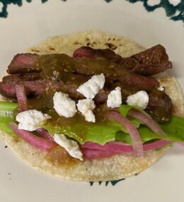 Grilled Chipotle Sirloin Tacos