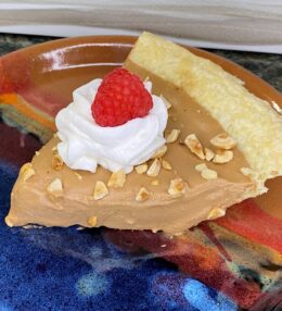 Mocha Cream Pie with Toasted Hazelnuts