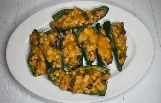 Southwest Stuffed Poblano Peppers