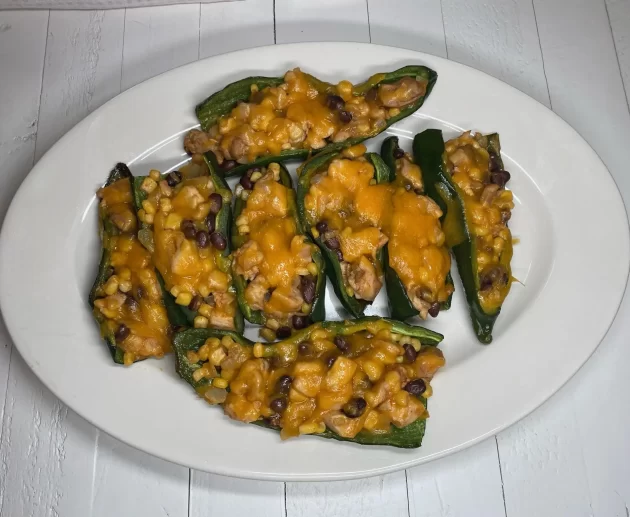 Southwest Stuffed Poblano Peppers