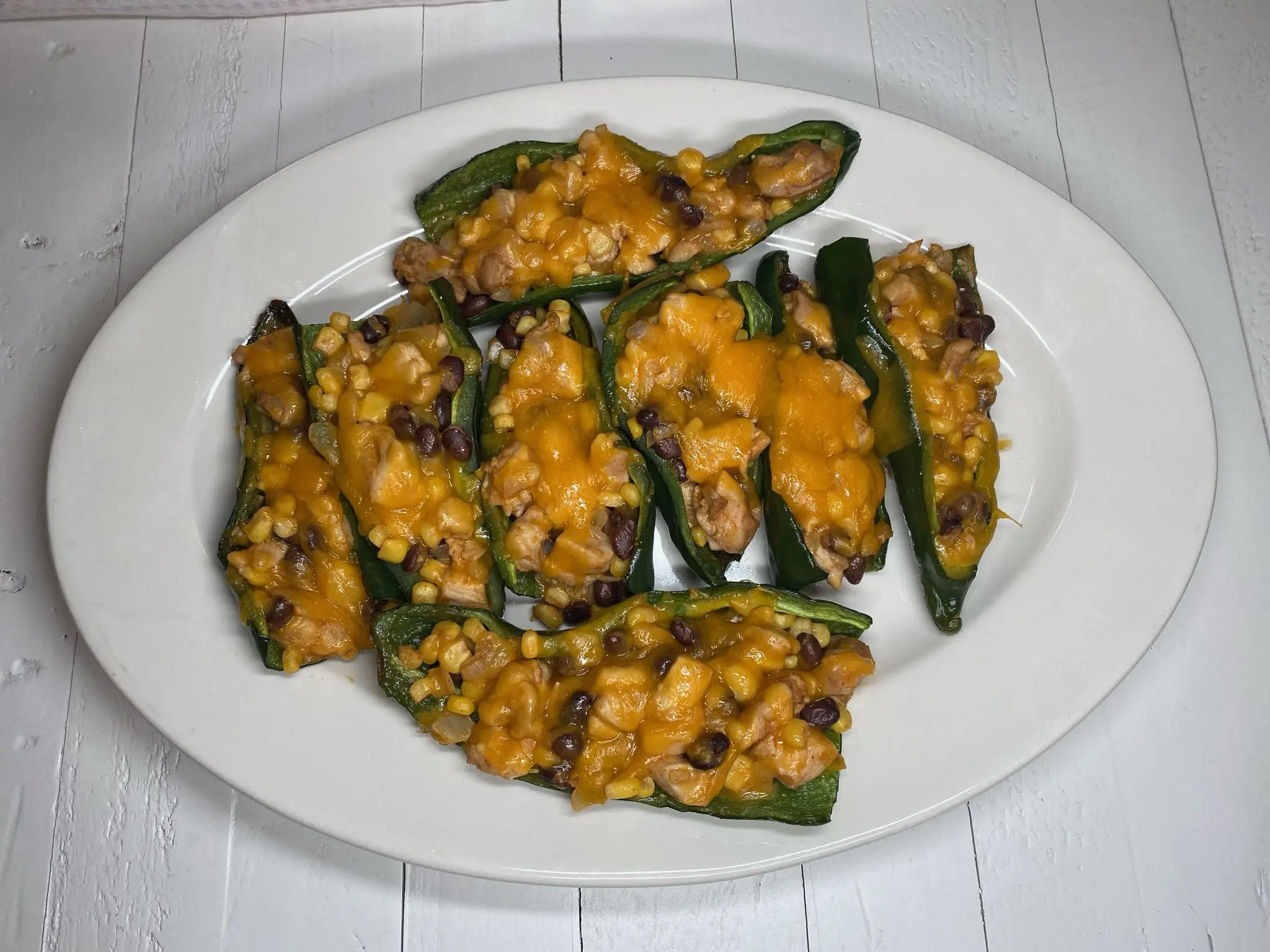 Southwest Stuffed Poblano Peppers