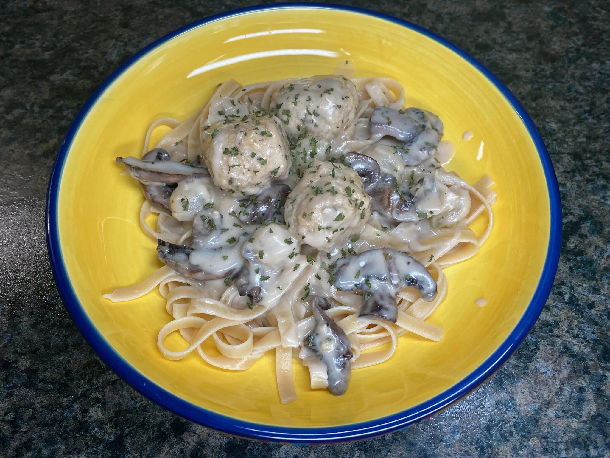 Chicken Marsala Meatballs