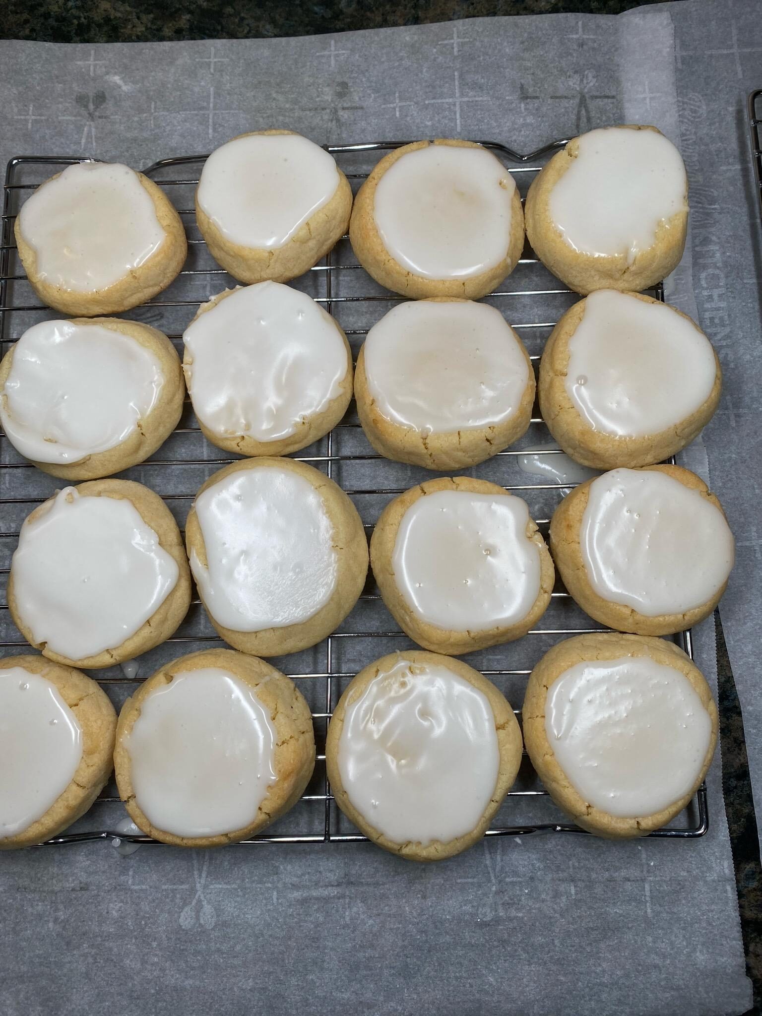 Vanilla Almond Icebox Cookies