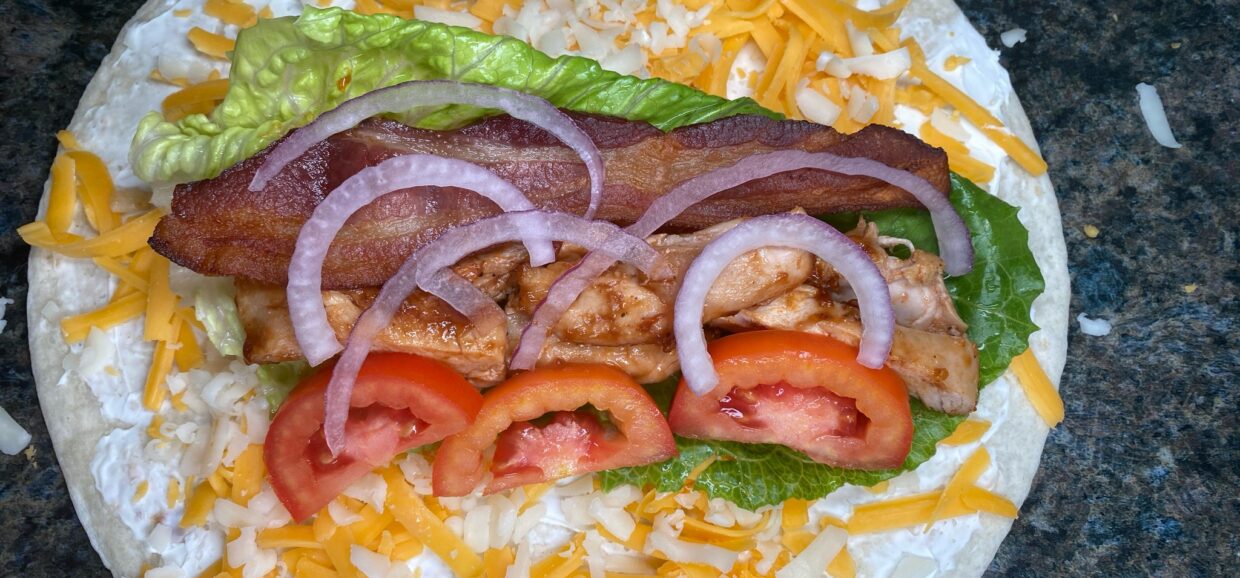 Barbecue Chicken Wrap