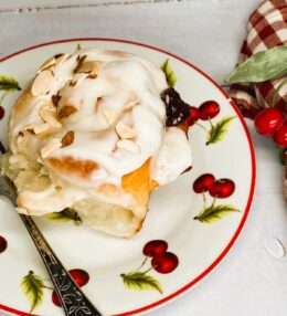 Soft Cherry Almond Rolls