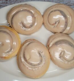 Honey Buns with Maple Glaze