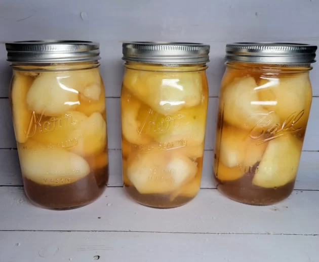 Home Canned Spiced Pears