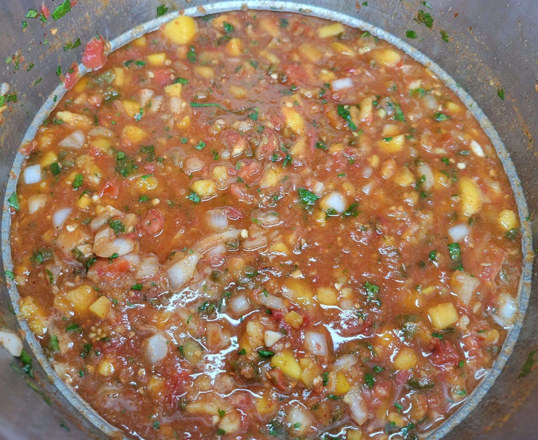 Peach Mango Jalapeno Salsa