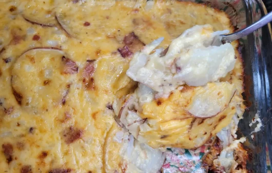 Bacon & Cheese Scalloped Potatoes