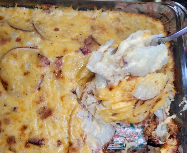 Bacon & Cheese Scalloped Potatoes