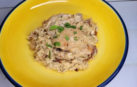 Chicken & Creamy Tuscan Rice