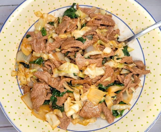 Sherried Beef & Vegetables