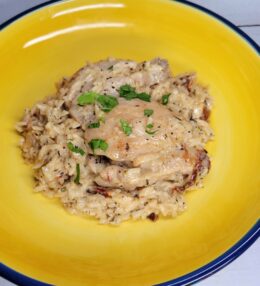 Chicken & Creamy Tuscan Rice