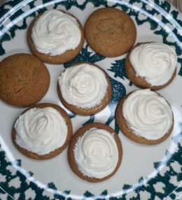 Pumpkin Spice Cookies with Cream Cheese Frosting