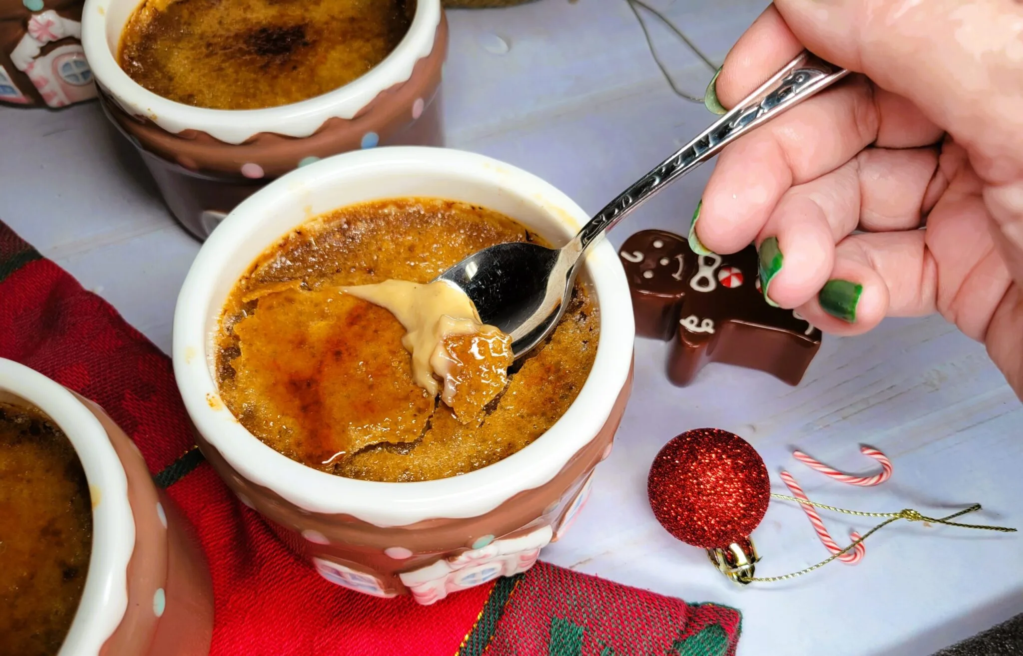 Gingerbread Creme Brulee