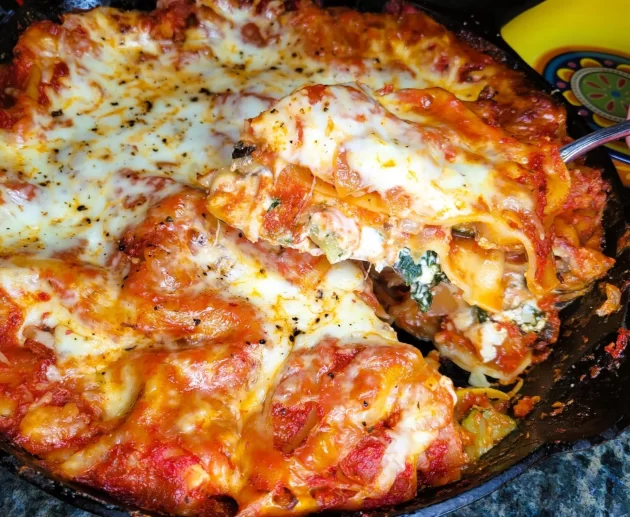 Skillet Vegetable Lasagna