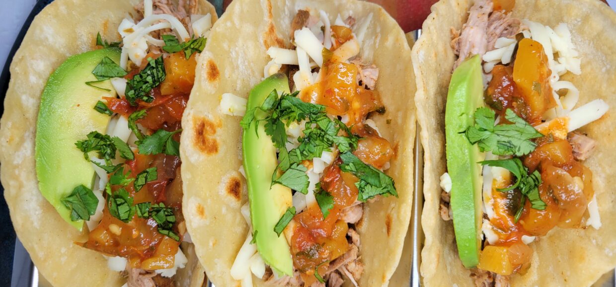 Slow Cooker Shredded Pork Tacos