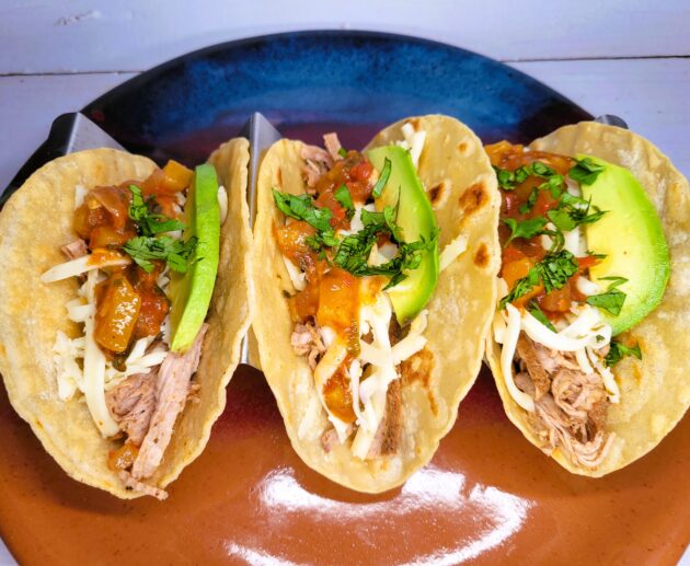 Slow Cooker Shredded Pork Tacos