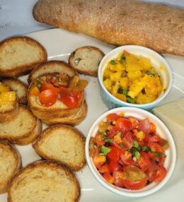 Bruschetta with Homemade Crostini