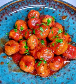 Easy Baked Turkey Chipotle & Honey Meatballs