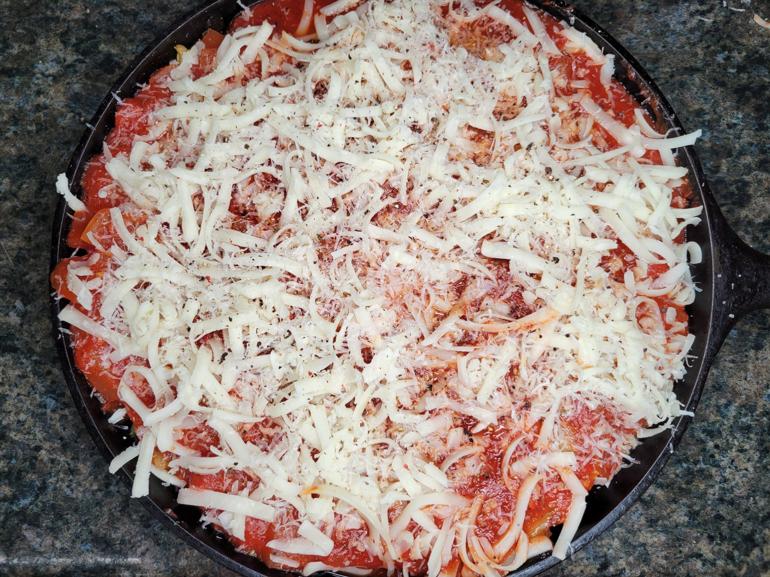 Skillet Vegetable Lasagna