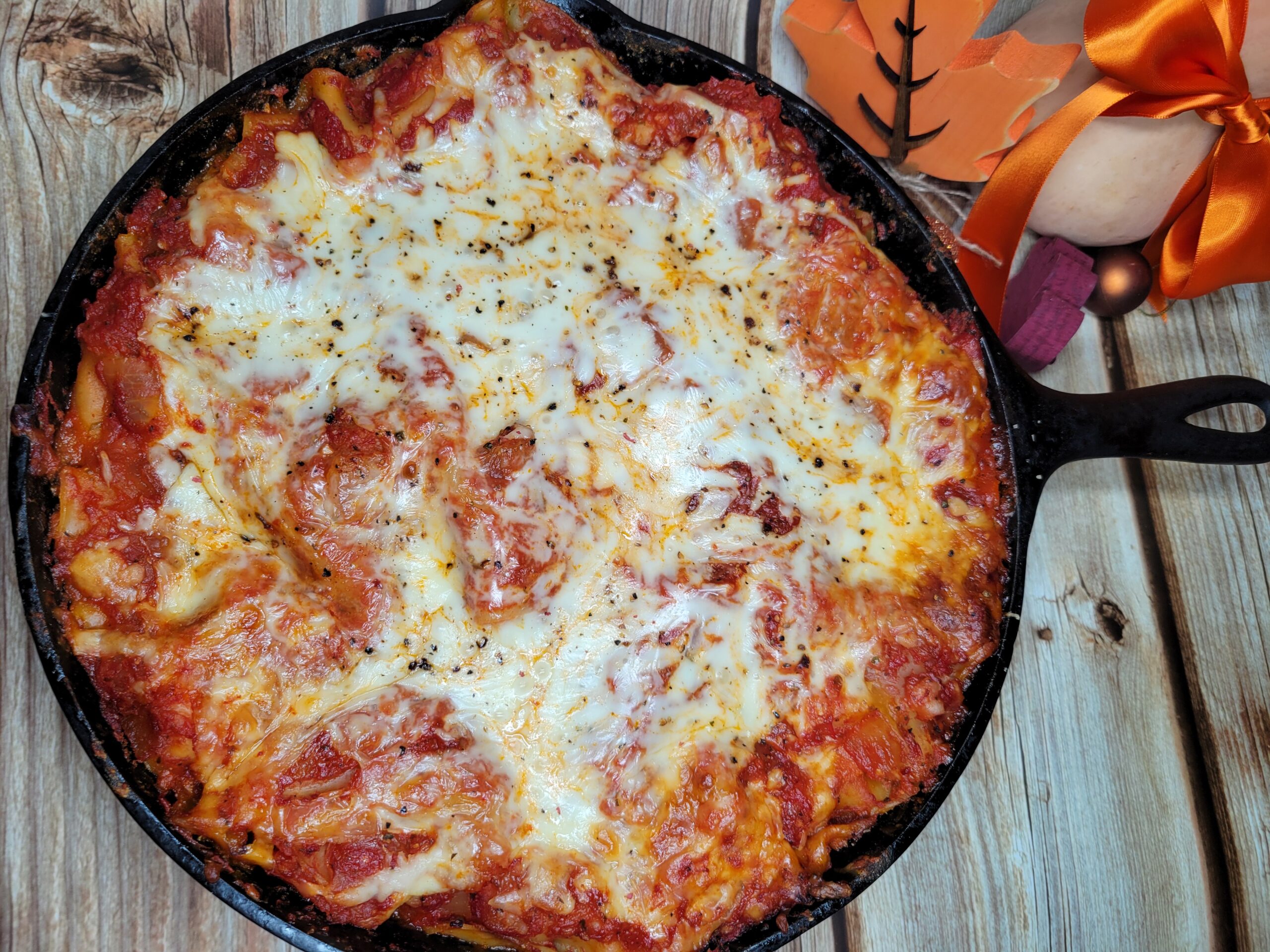 Skillet Vegetable Lasagna