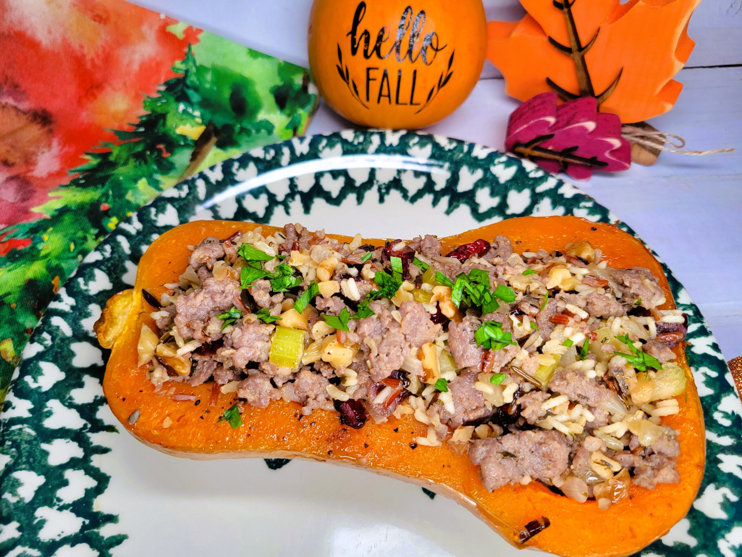 Stuffed Butternut Squash