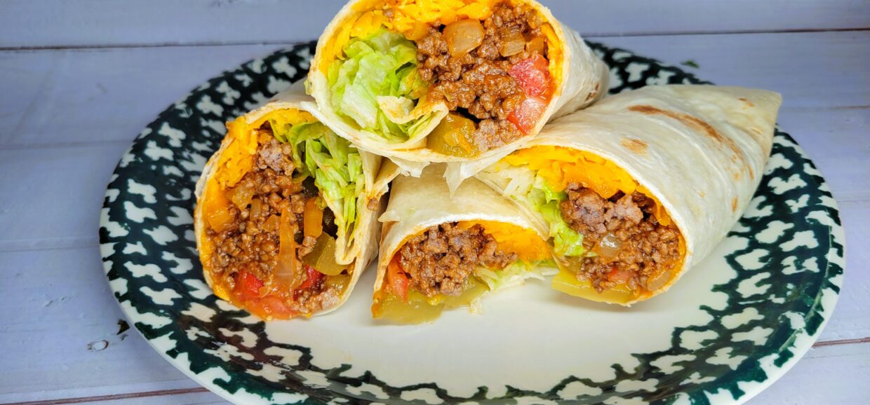 Cheeseburger Wraps