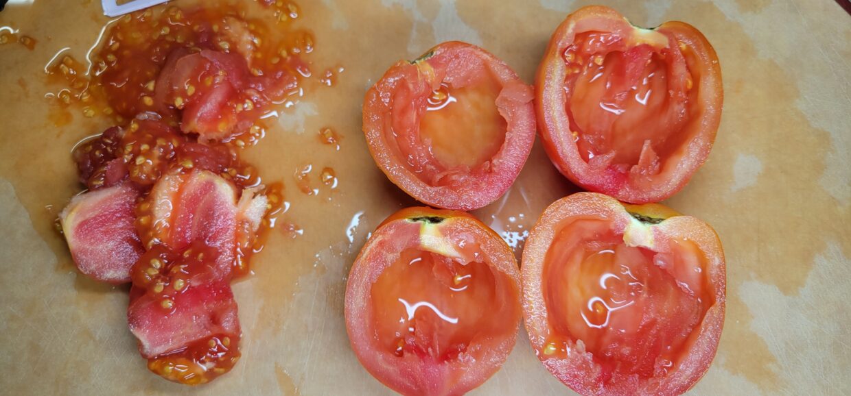 Mozzarella Cheese Baked Tomatoes