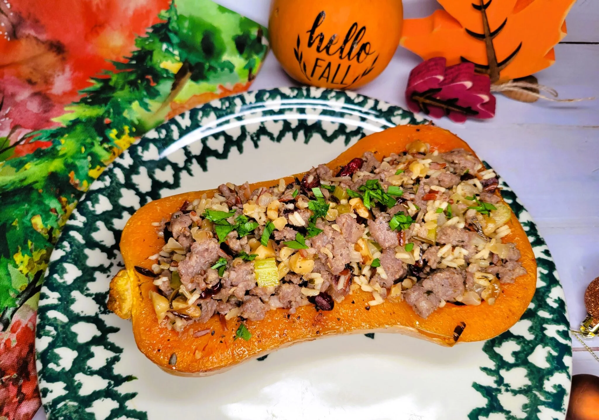 Stuffed Butternut Squash