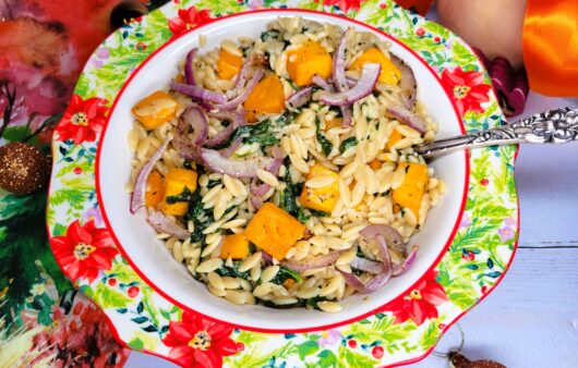 Butternut Squash & Spinach Orzo