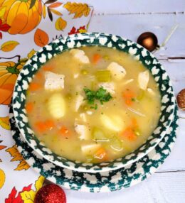 Easy Leftover Turkey and Potato Gnocchi Soup