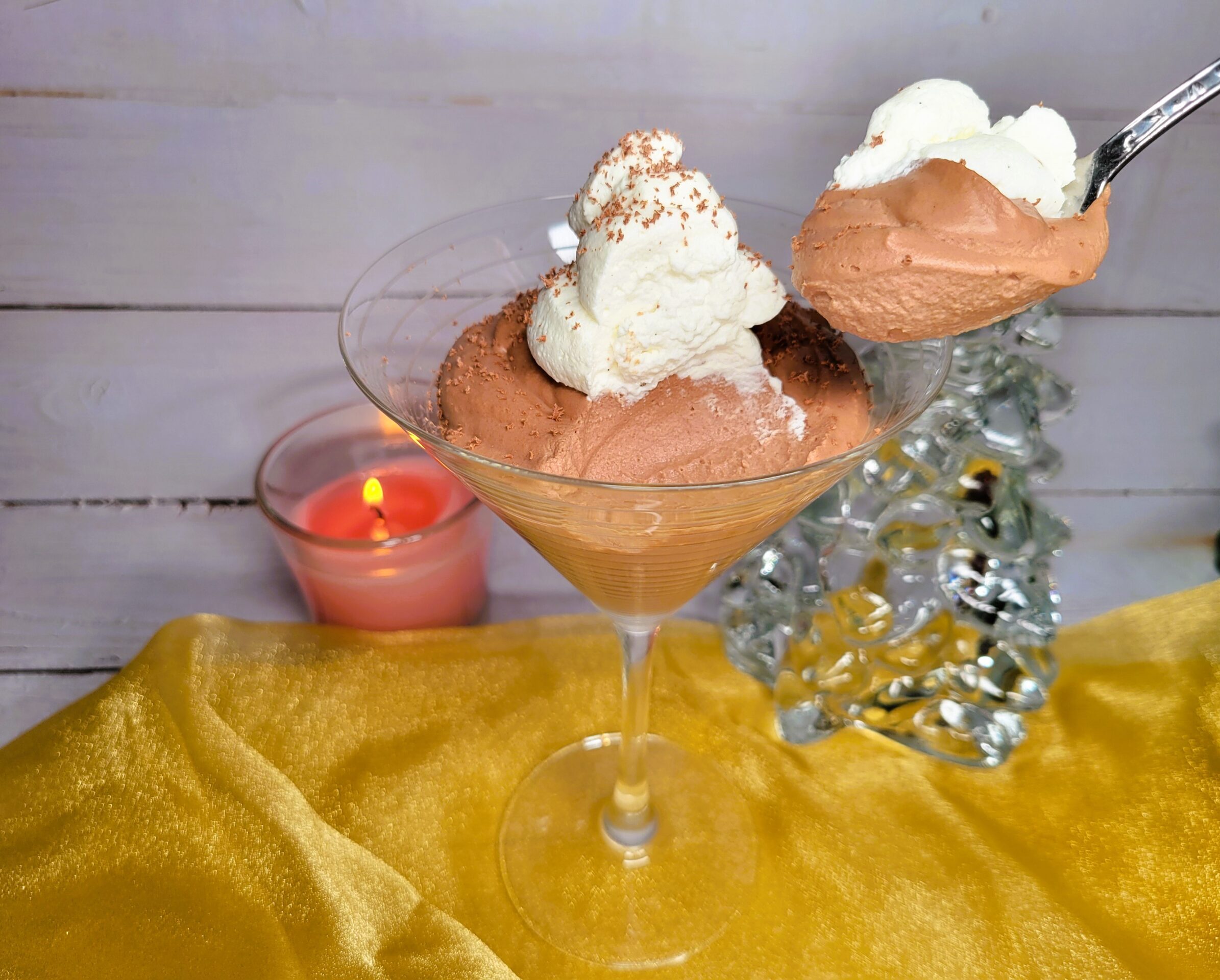 Easy Eggless Chocolate Mousse