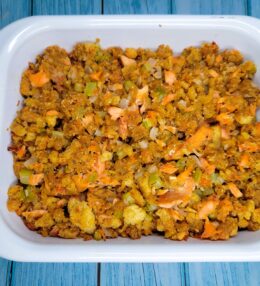 Smoked Salmon Seafood Stuffing