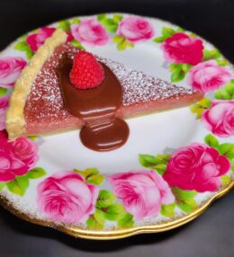 Raspberry Tart with Chocolate Ganache