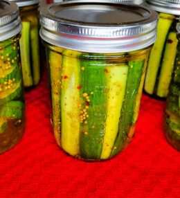 Zesty Bread & Butter Pickles Recipe & Canning