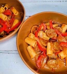 Italian Sausage & Peppers Rigatoni