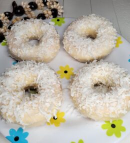 Coconut Baked Doughnuts🥥