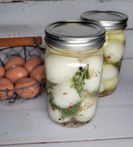 Fresh Dill & Rosemary Pickled Eggs