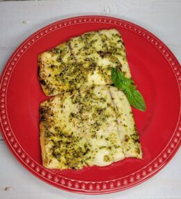 Broiled Basil Pesto Barramundi