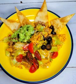 Brawley’s Taco Salad with Flair