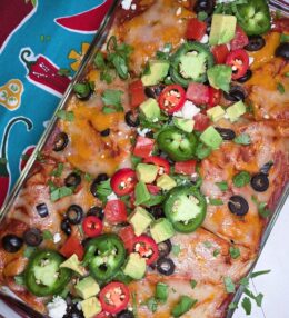 Ground Beef Enchilada Casserole