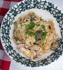 Turkey Tetrazzini with Sun-Dried Tomatoes