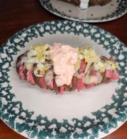 Reuben Hasselback Potatoes