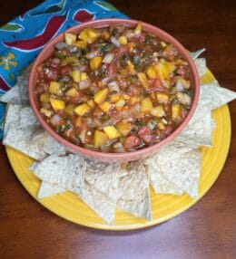 Peach Mango Jalapeno Salsa