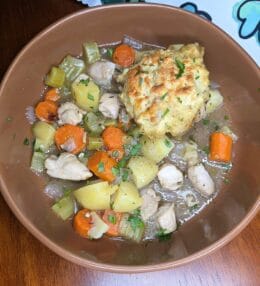 Irish Chicken Stew with Herb Dumplings