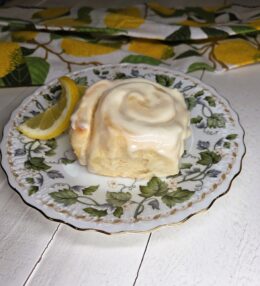 Lemon Curd Rolls with Lemon Cream Cheese Frosting