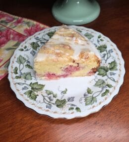 Raspberry Lemon Streusel Coffee Cake