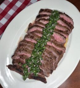 Grilled Flank Steak with Chimichurri